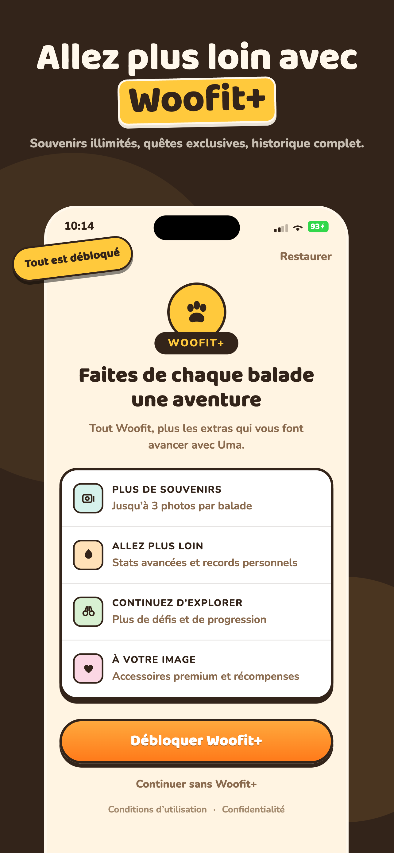 Woofit+ dans Woofit